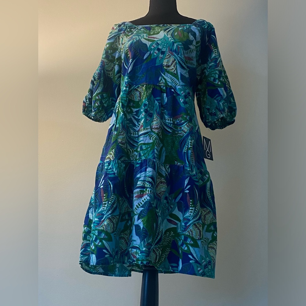 Mlle Gabrielle Jungle Print Mini Dress